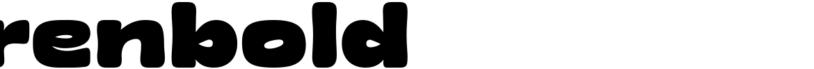 Grenbold Font - 1001 Free Fonts