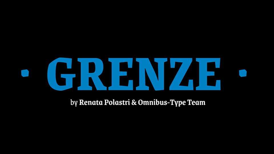 Grenza Font Family › Fontesk