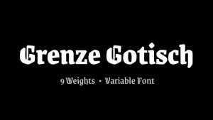 Grenze Gotisch Font Family › Fontesk