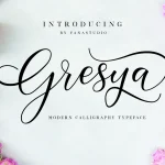 Gresya Script Font
