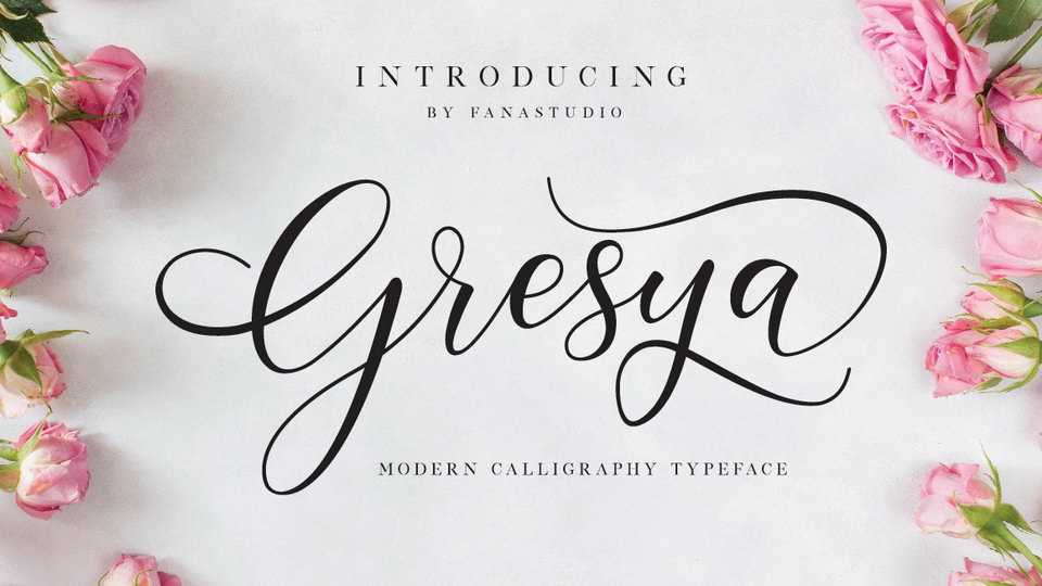Gresya Script Font › Fontesk