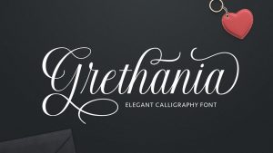 Grethania Script Font › Fontesk