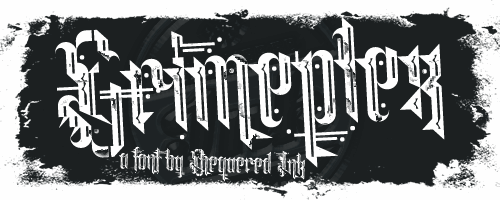 Grimeplex font