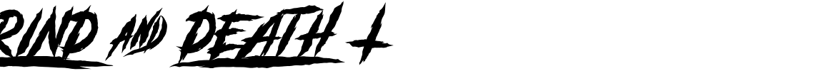 Grind Death Font - 1001 Free Fonts