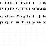 Grivor Racer Font - Fonte Grátis Mapa de caracteres da fonte Grivor Racer Font