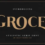 Groce Stylistic Serif Font - Fonte Grátis Groce Stylistic Serif Font