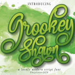 Grookey Shawn Script Font