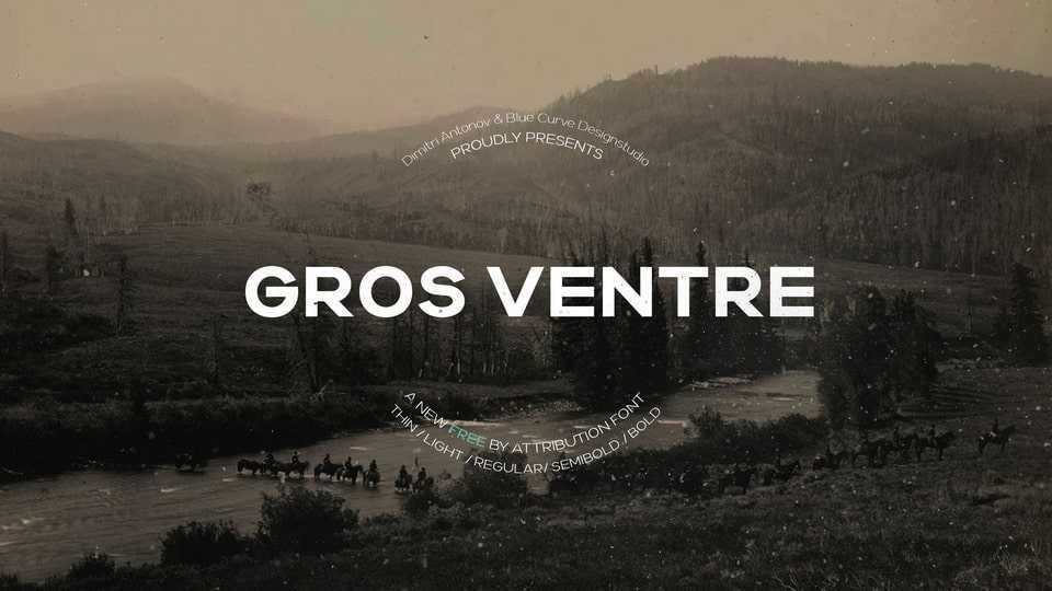 Gros Ventre Font Family › Fontesk