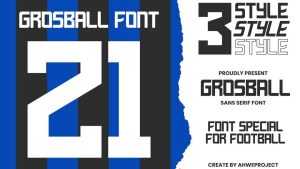 Grosball Font › Fontesk