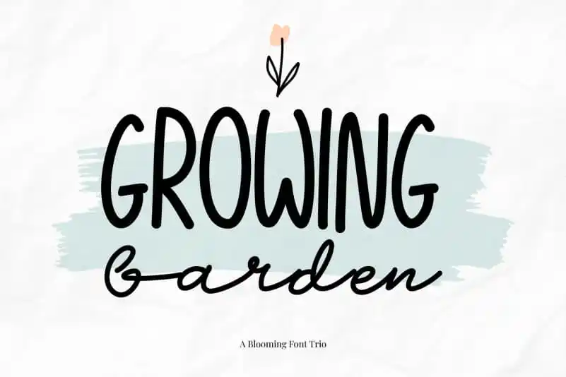Growing Garden Font