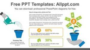Growth Dollar PowerPoint Diagram