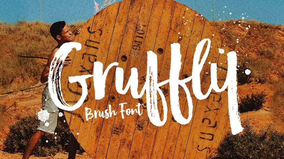 Gruffly Brush Font › Fontesk