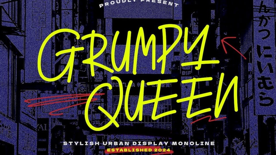 Grumpy Queen Font › Fontesk