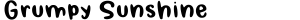 Grumpy Sunshine Font - 1001 Free Fonts