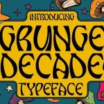 Grunge Decade Display Font