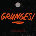 Grunges Brush Font