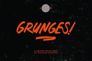 Grunges Brush Font