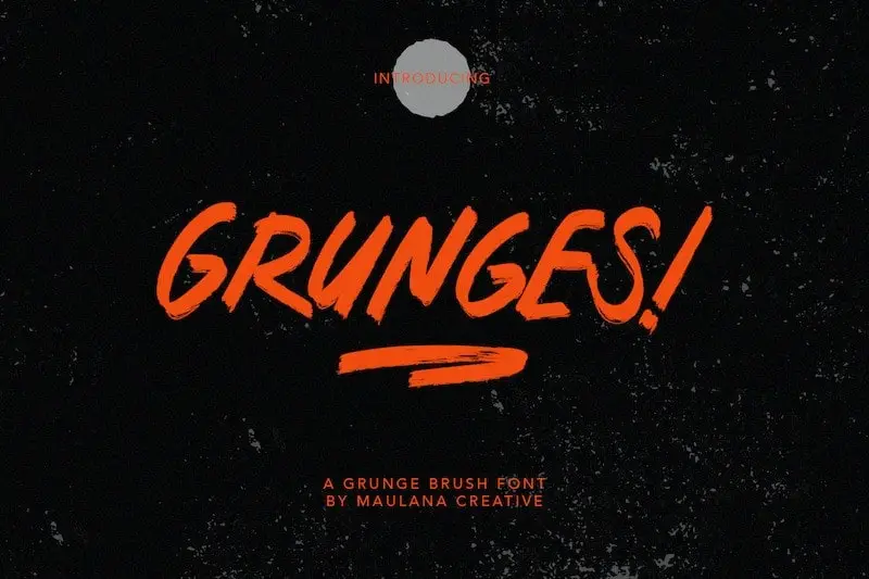 Grunges Brush Font