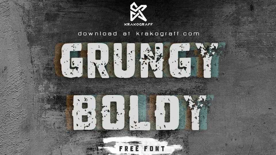 Grungy Boldy Font › Fontesk