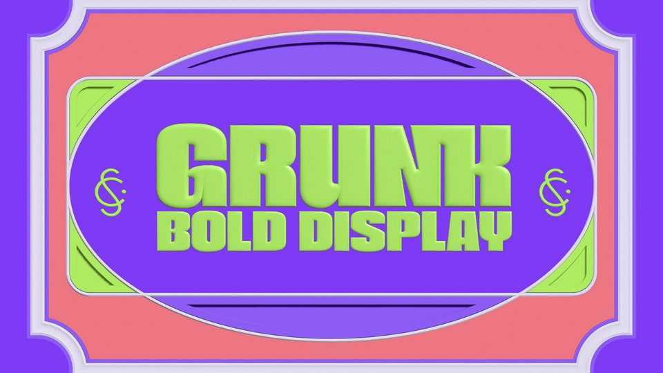 Grunk Bold Display Font › Fontesk
