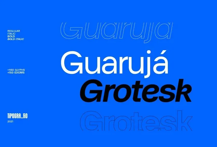 Guaruja Grotesk Font
