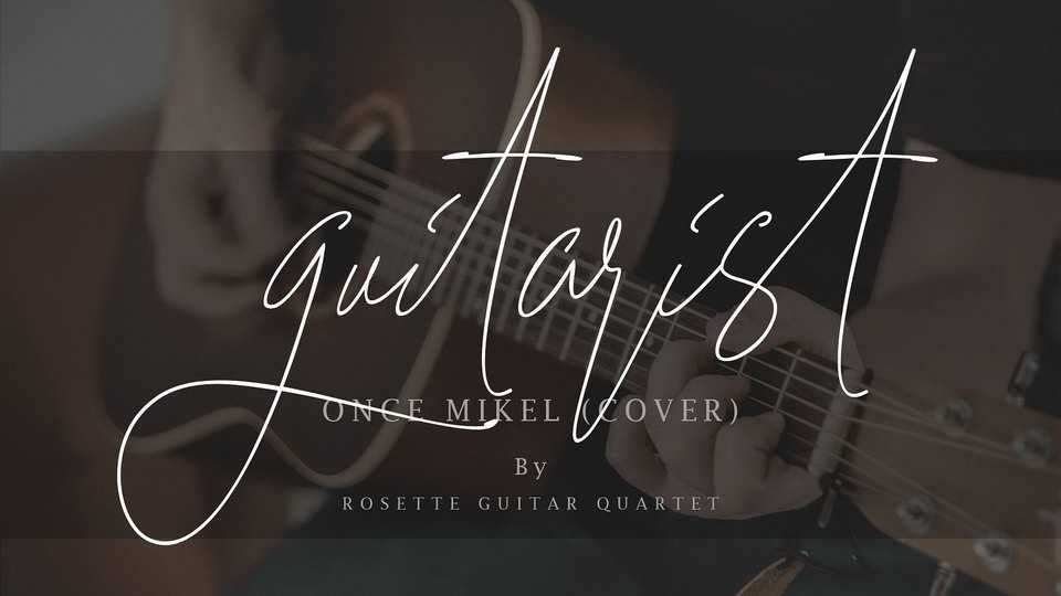 Guitarist Script Font › Fontesk