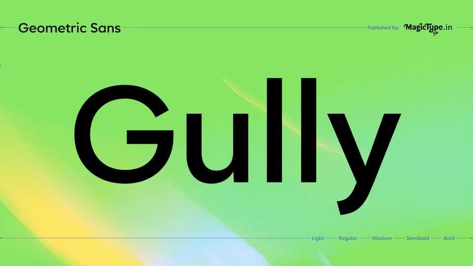 Gully Sans Font Family › Fontesk
