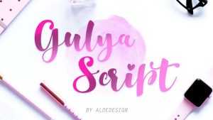 Gulya Script Font › Fontesk