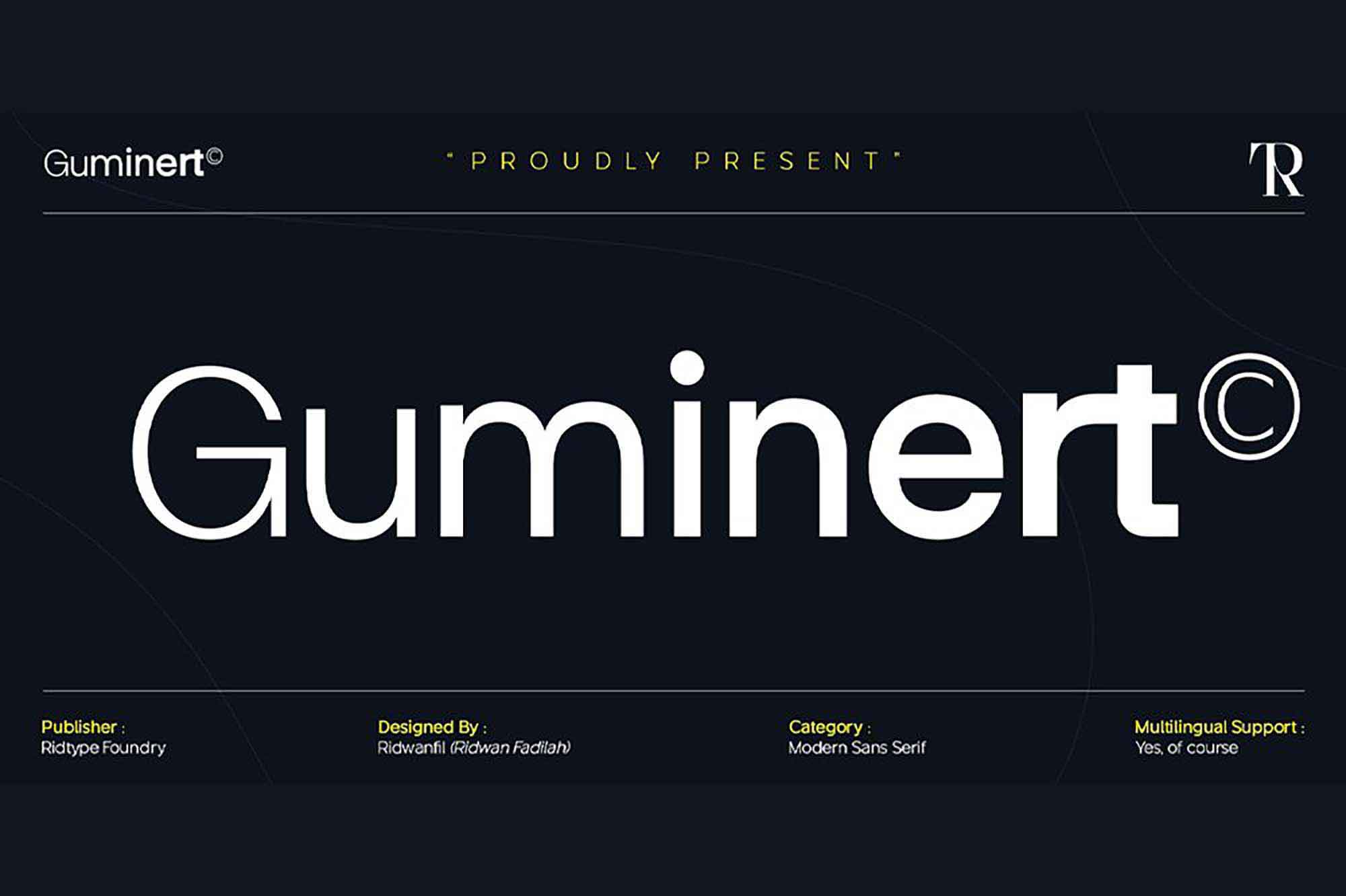 Guminert Sans Serif Font
