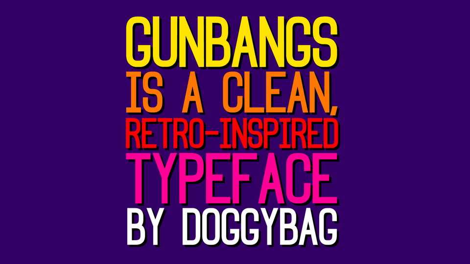 Gunbangs Font › Fontesk