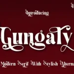 Gungaly Serif Font
