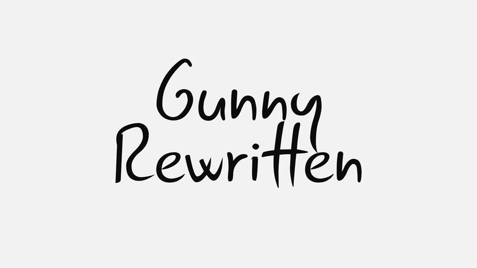 Gunny Rewritten Font › Fontesk