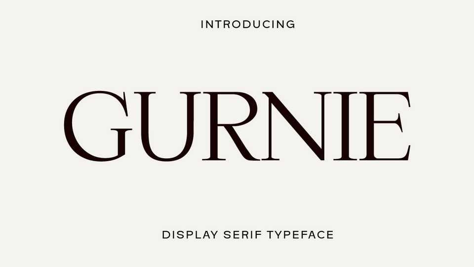 Gurnie Serif Font › Fontesk