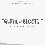 Guthen Bloots Allcaps Font - Fonte Grátis Guthen Bloots Allcaps Font