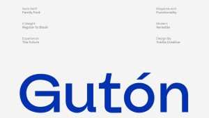 Guton Font Family › Fontesk