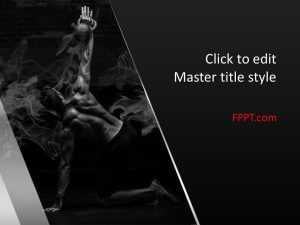 Gym Stretching PowerPoint Template