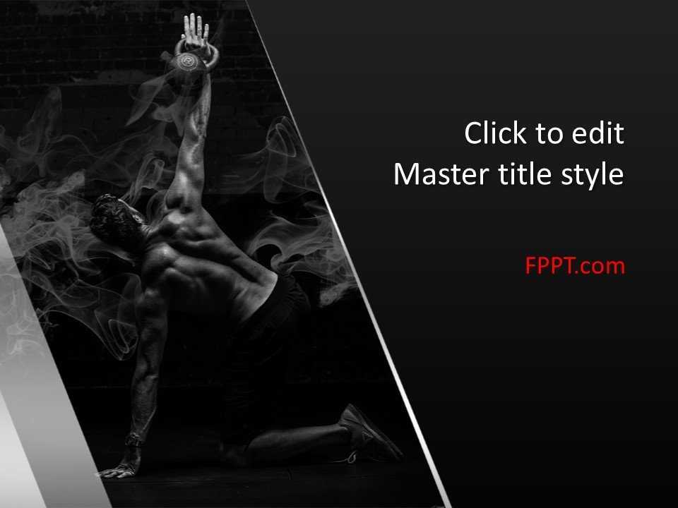 Gym Stretching PowerPoint Template