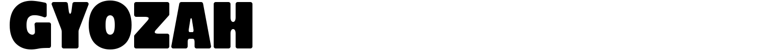 Gyozah Font - 1001 Free Fonts