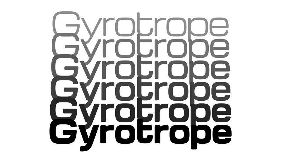 Gyrotrope Font Family › Fontesk
