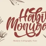 Habits Monuga Font