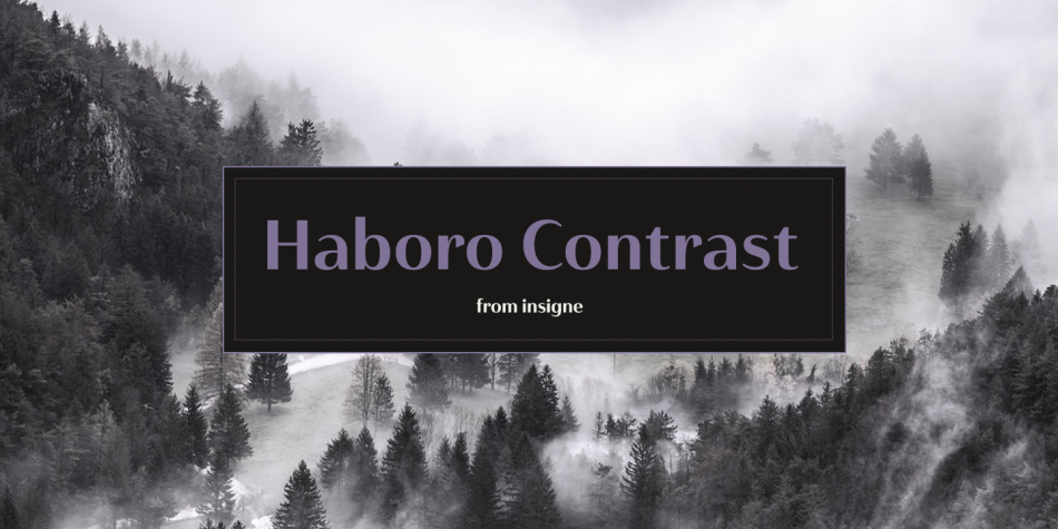 Haboro Contrast Font Family