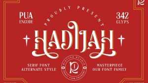 Hadijah Font › Fontesk