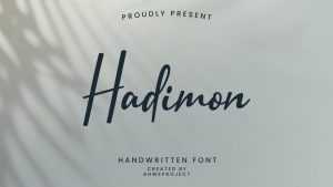 Hadimon Font › Fontesk