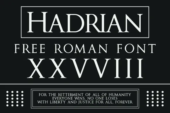 Hadrian Typeface