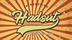 Hadsut Font › Fontesk