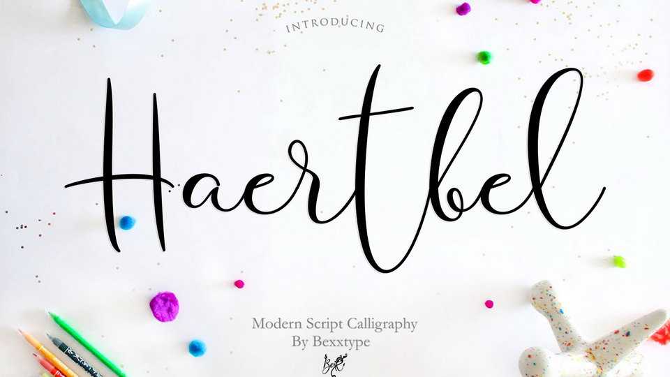 Haertbel Script Font › Fontesk