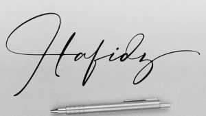 Hafidz Luxury Signature Font › Fontesk