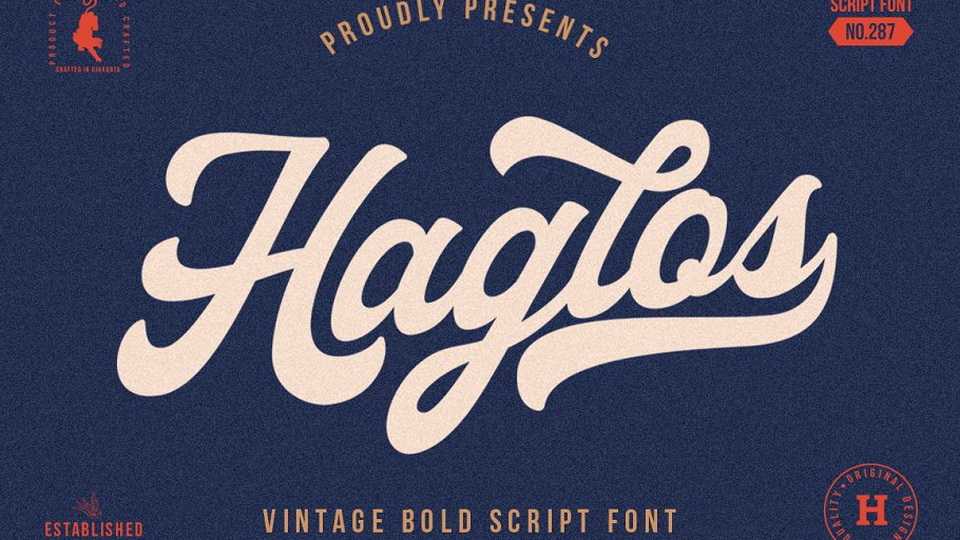 Haglos Script Font › Fontesk