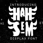 Hah Sem Display Font