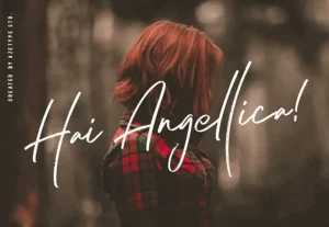 Hai Angellica Handwritten Font